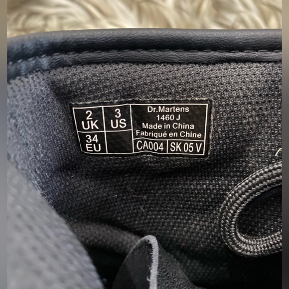 Boys Dr.Marten 1460 8-eye boots size 3 - Picture 7 of 7